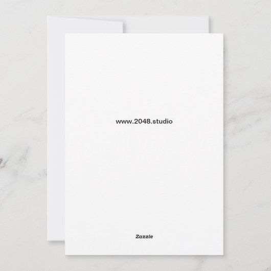 Santa Claus Feestdagenkaart (Achterkant)