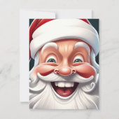 Santa Claus Feestdagenkaart (Voorkant)