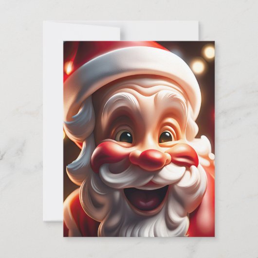 Santa Claus Feestdagenkaart (Voorkant)