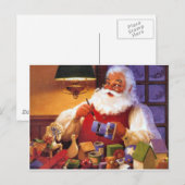 Santa Claus Feestdagenkaart (Voorkant / Achterkant)