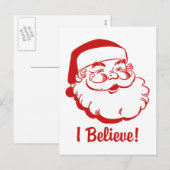 Santa Claus Feestdagenkaart (Voorkant / Achterkant)