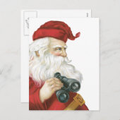 Santa Claus Feestdagenkaart (Voorkant / Achterkant)