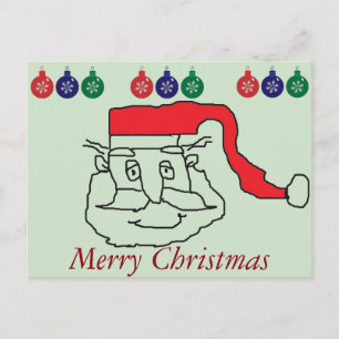 Santa Claus Feestdagenkaart