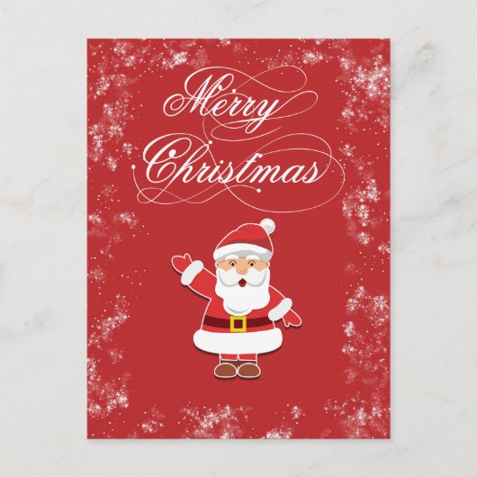 Santa Claus Feestdagenkaart (Voorkant)