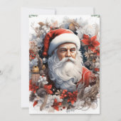 Santa Claus Feestdagenkaart (Voorkant)