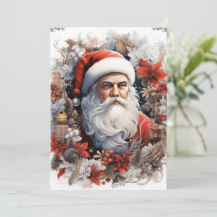 Santa Claus Feestdagenkaart