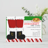 Santa Claus Feet Kaart (Staand voorkant)