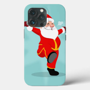 Santa Claus fitnessoefeningen Case-Mate iPhone Case