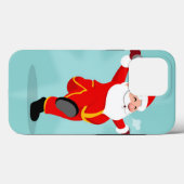 Santa Claus fitnessoefeningen Case-Mate iPhone Case (Achterkant (horizontaal))