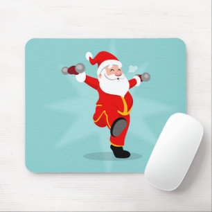 Santa Claus fitnessoefeningen Muismat