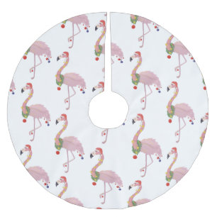 santa claus flamingo kerstboom rok