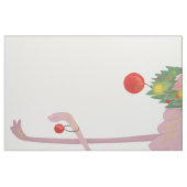 santa claus flamingo stof (Fat Quarter)