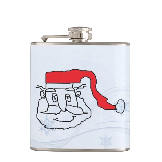 Santa Claus Flask Heupfles (Voorkant)