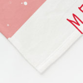 Santa Claus Fleece Blanket, droomachtig achildstor (Hoek)