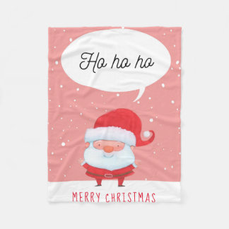 Santa Claus Fleece Blanket, droomachtig achildstor