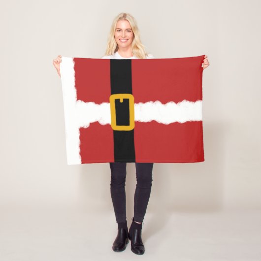 Santa Claus Fleece Deken (In situ)