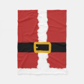 Santa Claus Fleece Deken (Voorkant)