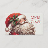 Santa Claus for hire Visitekaartje (Voorkant)
