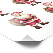 Santa Claus Foto Afdruk (Hoek)