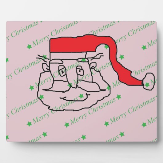 Santa Claus Fotoplaat (Voorkant)