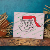 Santa Claus Fotoplaat (Zijkant)
