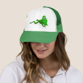 Santa Claus Frog Trucker Pet (In situ)