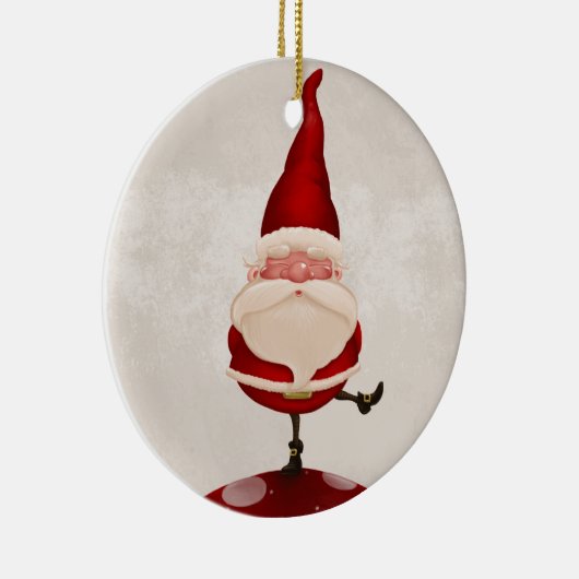 Santa Claus fungus Keramisch Ornament (Rechts)