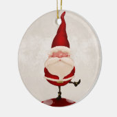 Santa Claus fungus Keramisch Ornament (Links)