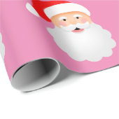 Santa Claus Funny Merry Kerstmis Cadeaupapier (Rol Hoek)
