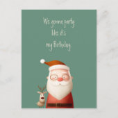 Santa Claus Funny Quote Briefkaart (Voorkant)