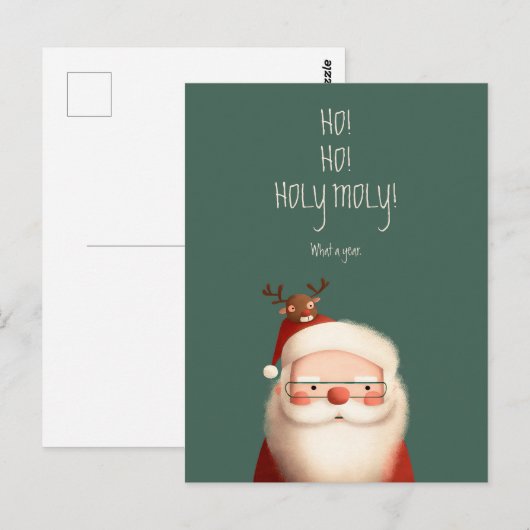 Santa Claus Funny Quote Briefkaart (Voorkant / Achterkant)