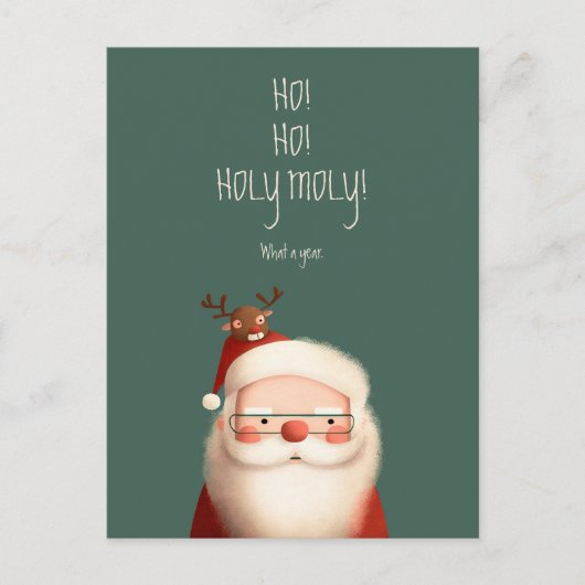Santa Claus Funny Quote Briefkaart (Voorkant)