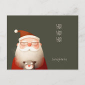 Santa Claus Funny Quote Briefkaart (Voorkant)