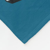 Santa Claus Gangsta Wrapper Funny Christmas  Fleece Deken (Hoek)