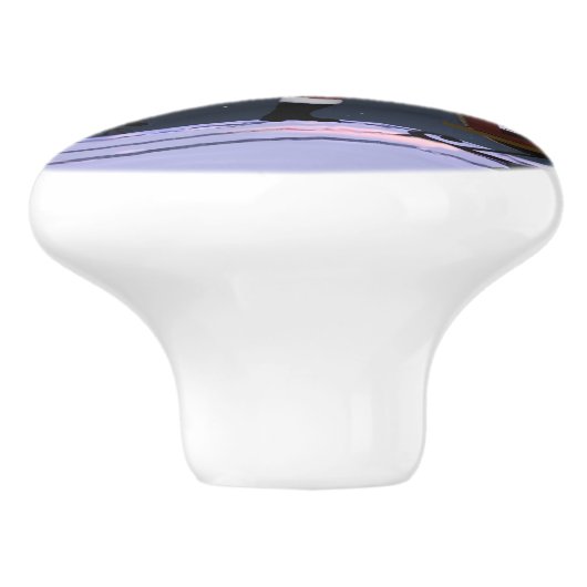 Santa Claus, geloof ik Keramische Knop (Zijkant)