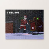 Santa Claus, geloof ik Legpuzzel (Horizontaal)