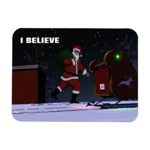 Santa Claus, geloof ik Magneet