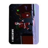 Santa Claus, geloof ik Magneet (Verticaal)