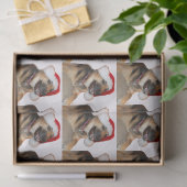 Santa Claus German Shepherd Tissuepapier (Geschenk)
