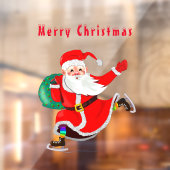 Santa Claus - Geschenken voor iedereen - Vrolijk k Raamsticker (Vel 2)