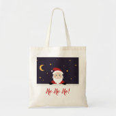Santa Claus gezegde Ho ho ho op de kerstavond Tote Bag (Voorkant)