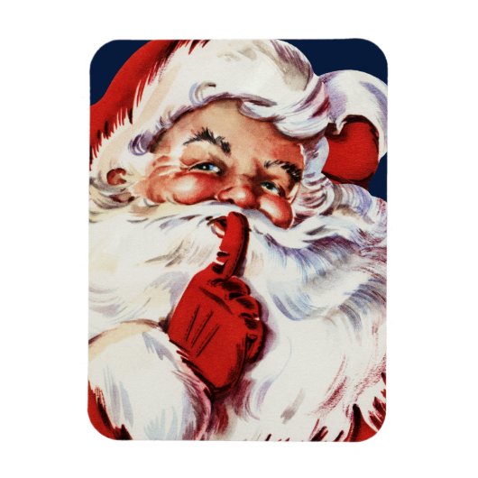 Santa Claus Gezegde SH-H-H Magneet (Verticaal)