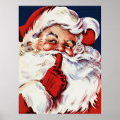 Santa Claus Gezegde SH-H-H Poster (Voorkant)