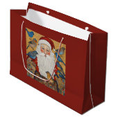  Santa Claus Gift Bag Groot Cadeauzakje (Voorkant Gekanteld)