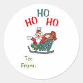 Santa Claus Gift Labels (Voorkant)