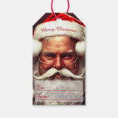 Santa Claus Gift Labels Cadeaulabel (Voorkant)