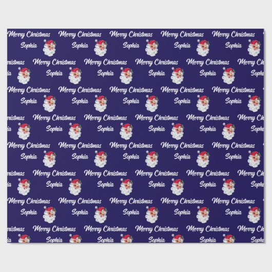 Santa Claus Gift Wrap Cadeaupapier (Vlak)