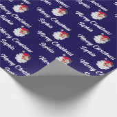 Santa Claus Gift Wrap Cadeaupapier (Hoek)