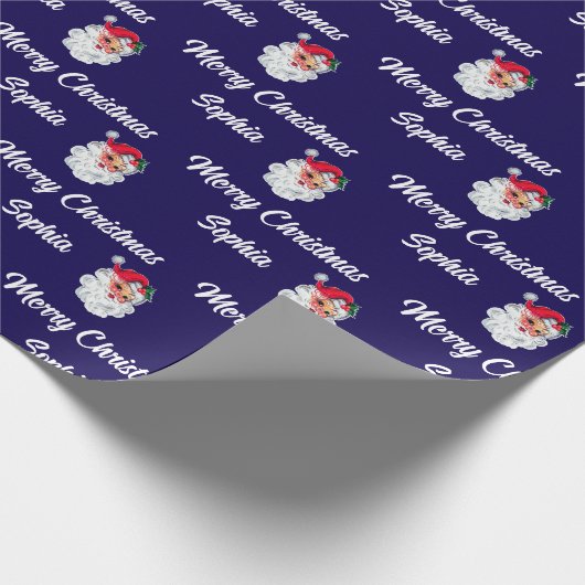 Santa Claus Gift Wrap Cadeaupapier (Hoek)
