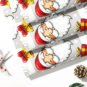 Santa Claus Gift Wrap | kerstpapier Cadeaupapier